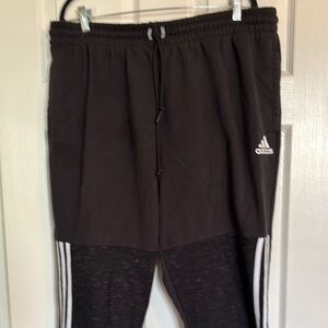 Adidas men’s black jogger sweatpants size 2XL
